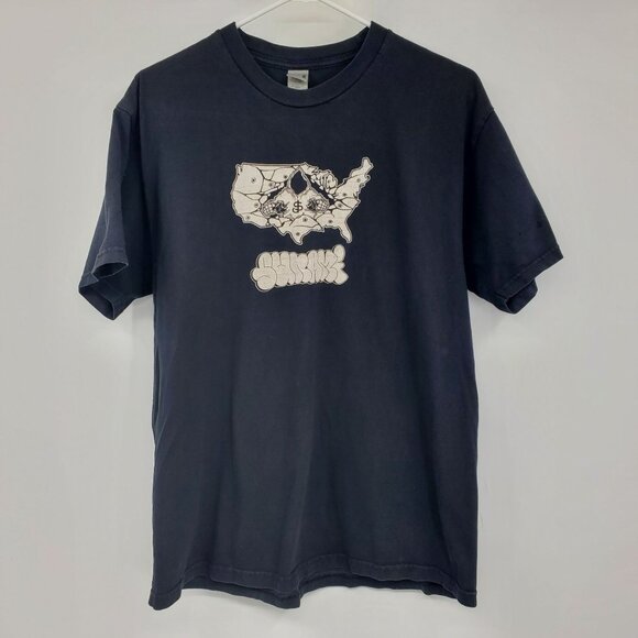 Sunami 408-Die-Slow Daze Streets of Hate Creator Destructor Concert Tour Shirt L - Picture 1 of 8